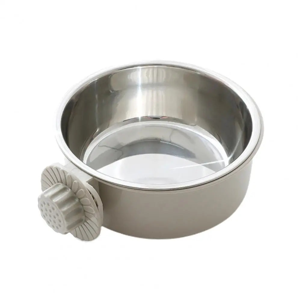 Non-Slip Corrugated Anti-Spill Hanging Bowl Set