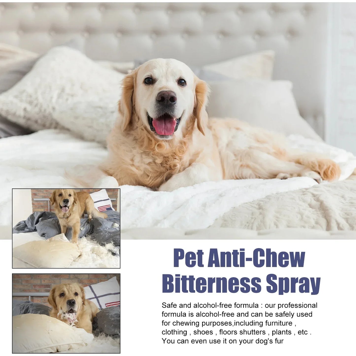 LAVIE LIFE Dog Bitter Spray Anti Chew Scratch Sofa Furniture Anti Chew Prevent Clothes From Being Bitten Pet No Chew Lquid 50ML