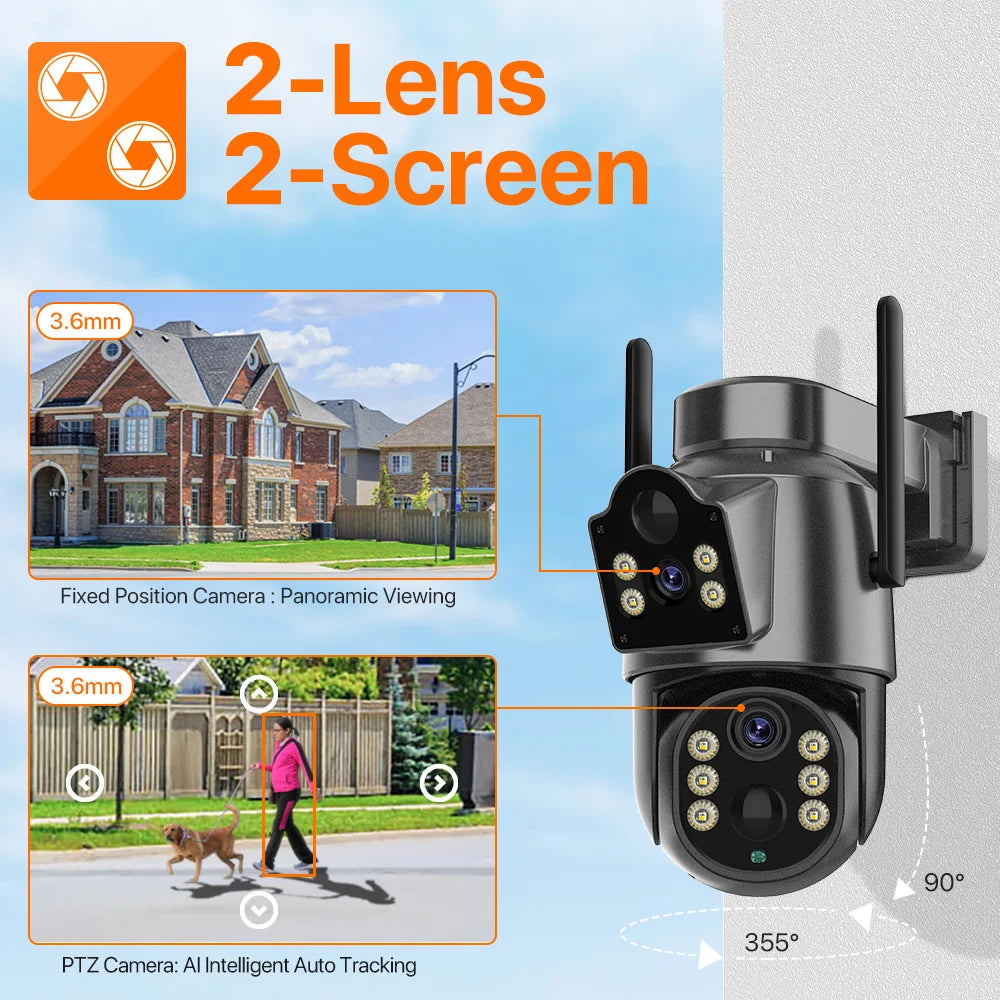 4K HD Solar WiFi Camera Outdoor