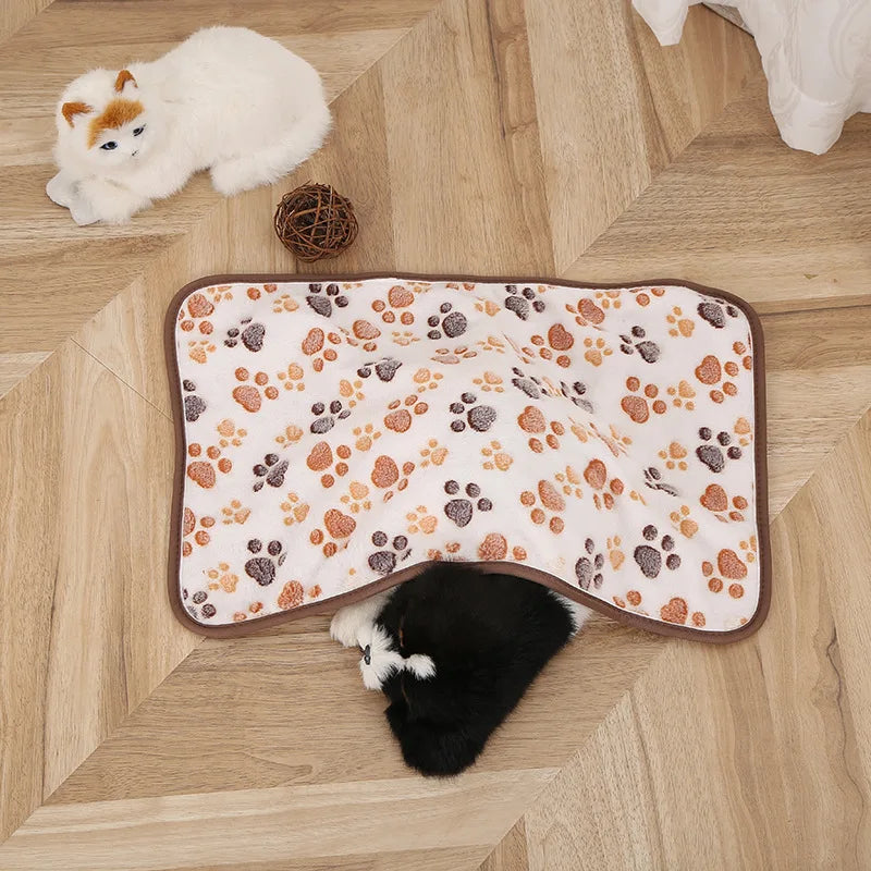 Coral Fleece Pet Sleeping Blanket