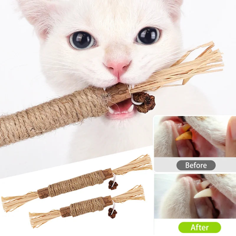 1 Pc Cat Silvervine Chew Stick