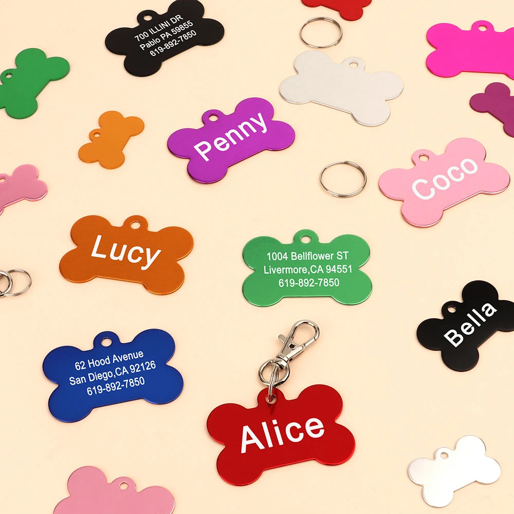 Personalized Dogs Cats ID Tag