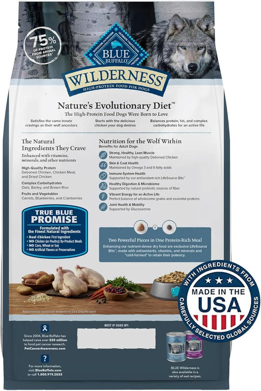 Natural High-Protein Dry Food for Adult Dogs,