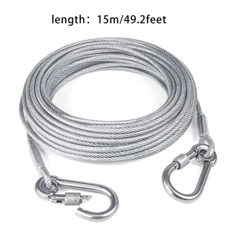 Dog Tie Out Cable Galvanized Steel Wire