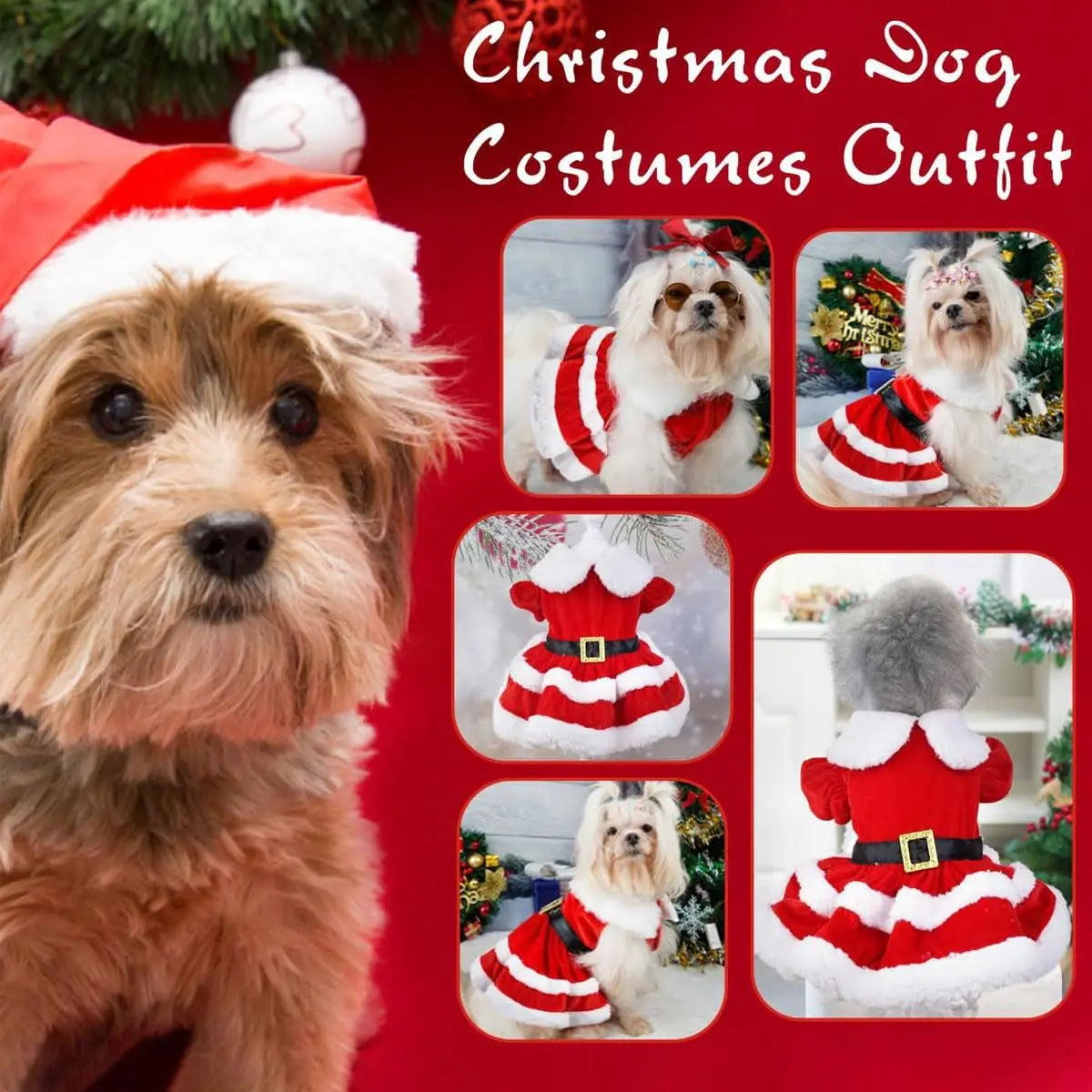 Dog Christmas Costume