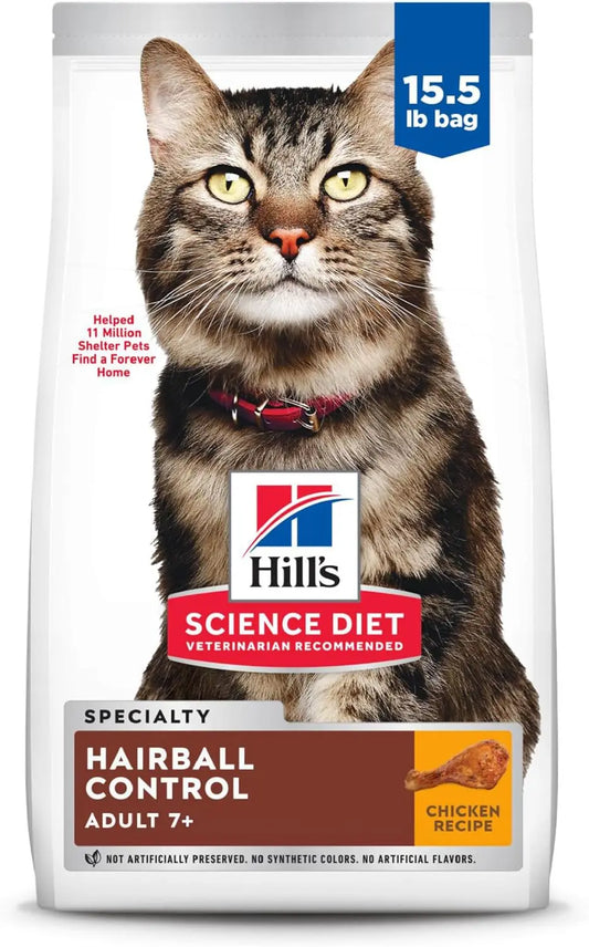 Hairball Control, Senior Adult 7+,