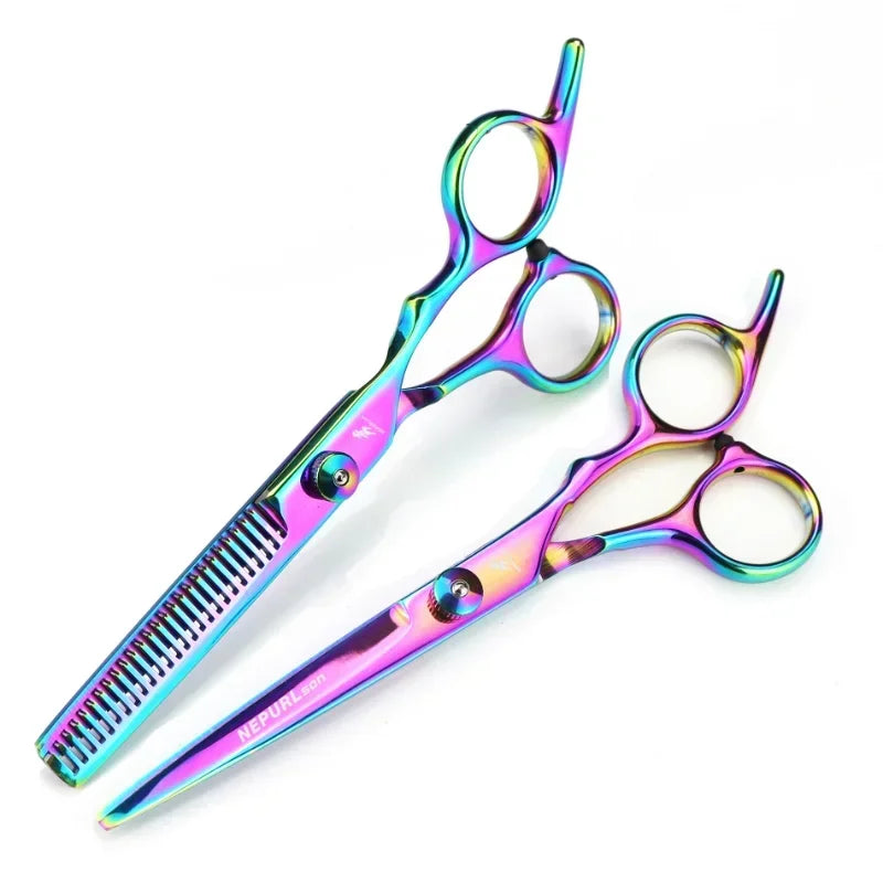 Professional 6 inch Hair Scissors Thinning Barber Cutting Hair Shears Scissor Tools Hairdressing Scissors