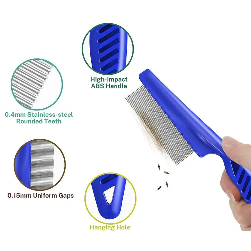 4pcs Pet Comb Hair Cleaning Set