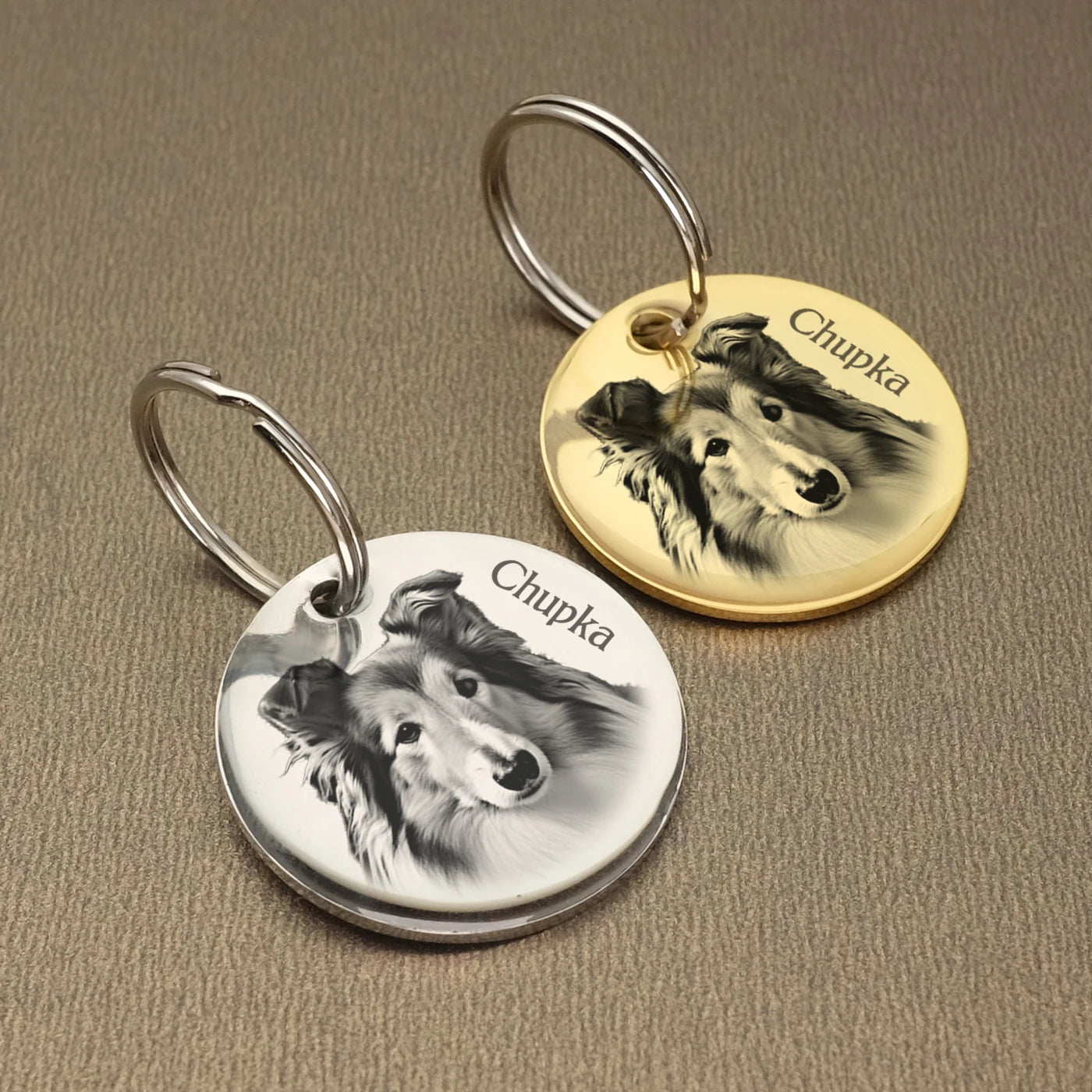 Customizable Stainless Steel Dog Tags