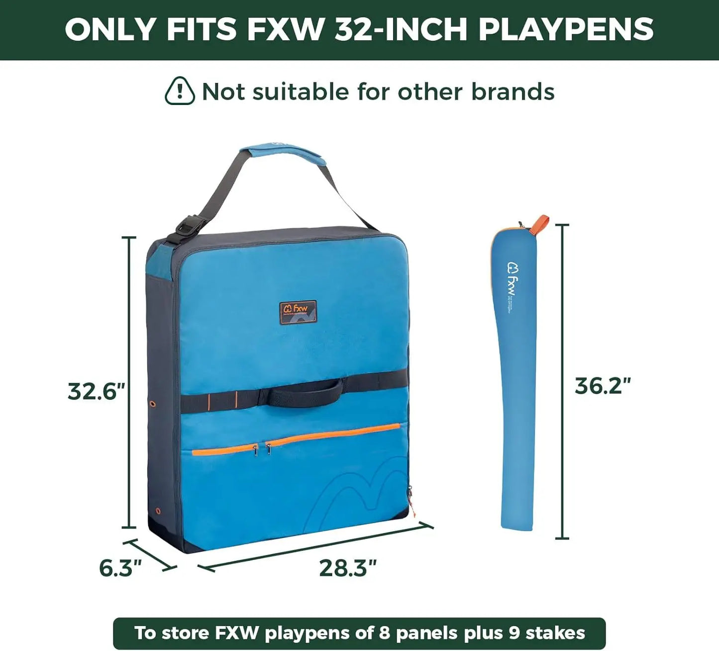 FXW Specialized Dog Playpen Storage Bag (Not Suitable for Other Brands), Designed for RV Trips